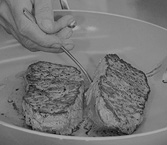 Food - Ralf Zacherl - Steak anbraten